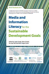 Portada Anuario MILID 2015: Media and Information Literacy for the Sustainable Development Goals