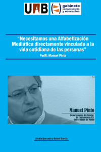 Portada Perfil: Manuel Pinto Portada Perfil: Manuel Pinto